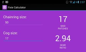 Fixie Calculator screenshot 1