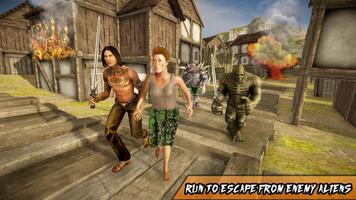 Legend Of Warrior Revenge: Survival Family Mission 截圖 2