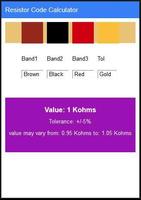 Resistor Calculator الملصق