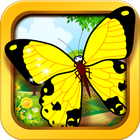 Butterfly jigsaw kids games-icoon