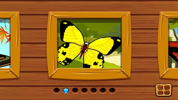 Butterfly jigsaw kids games-poster