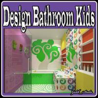 پوستر Design Bathroom Kids