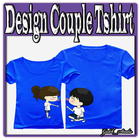 Design Couple Tshirt أيقونة