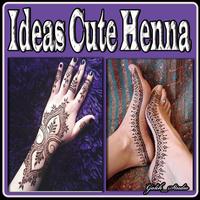 Ideas Cute Henna Affiche