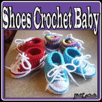 Shoes Crochet Baby постер