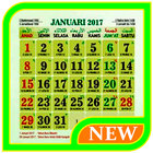 Kalender Indonesia 2017 icône