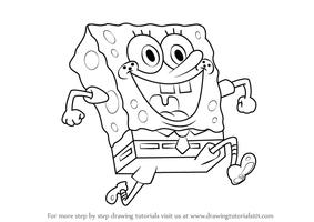 How To Draw Spongebob Cartaz