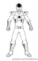 How to draw power rangers Easy poster