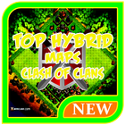 TOP Hybrid Maps Clash of Clans أيقونة