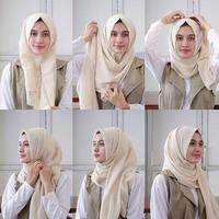 tutorial hijab segi empat capture d'écran 2