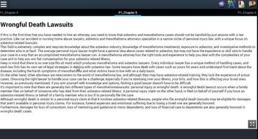 برنامه‌نما Mesothelioma Lawsuits عکس از صفحه