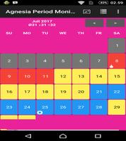 Agnesia Period Monitor Affiche