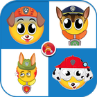 Paw patrol Emoji Maker-icoon