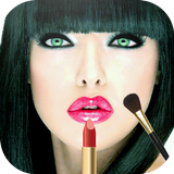 Makeup camera selfie icon