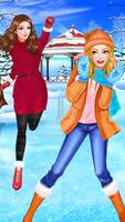 Winter Fun: Ice Skating Girls تصوير الشاشة 2