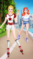 Summer Roller Girl - BFF Salon تصوير الشاشة 1
