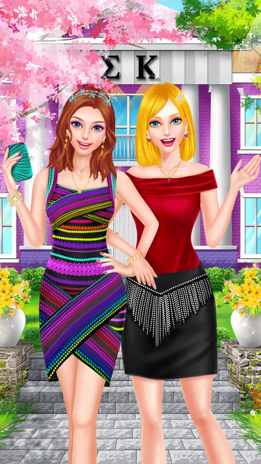Sisters android. Сестру Android APK. Sorority Salon game Android.