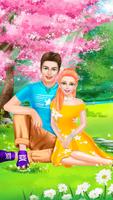 Spring Date Flower Spa & Salon الملصق