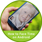 How to Face Time on Android أيقونة