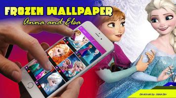 Frozen Wallpaper Anna and Elsa โปสเตอร์