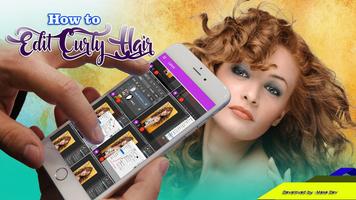 How to Edit Photo Curly Hair Affiche
