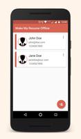 Make My Resume Offline পোস্টার