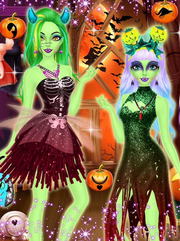 Halloween Girl Dress Up And Makeup Party For Android Apk Download - best roblox outfits girl the halloween and makeup