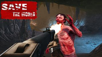 Zombie War 3D - full monsters horde action game スクリーンショット 1