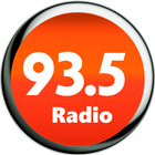 93.5 FM Radio Stations FM 93.5-icoon