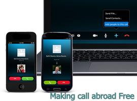 برنامه‌نما Making call abroad free عکس از صفحه