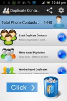 Duplicate Contact -1 Clik Soln Plakat