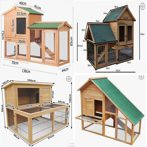 Creare idee per le gabbie dei conigli