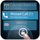 Missed Call SMS Lock icône