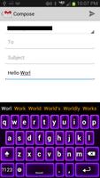 Neon Purple Keyboard 海报