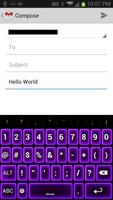 Neon Purple Keyboard 截图 1