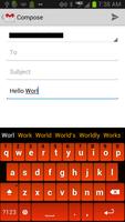Orange Keyboard Plakat