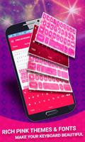 Pink Keyboard Affiche