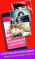 Love Pink Keyboard syot layar 1