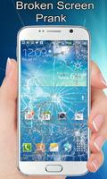 Cracked Screen Prank Plakat