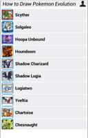 How to Draw Pokemon Evolution capture d'écran 1