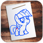 ikon Learn to Draw My Little Pony