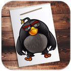 Learn How to Draw Angry Birds icône