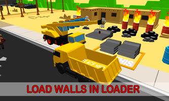 Army Border Wall Construction Game captura de pantalla 1