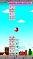Red ball: wall classic new bouncing ball games ポスター