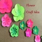 Flower Paper Craft Idea icono