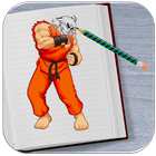 How to Draw All Street Fighter biểu tượng