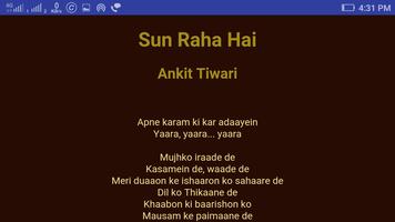 Ankit Tiwari Lyrics new update capture d'écran 3