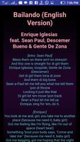Enrique Iglesias Lyrics new update capture d'écran 1