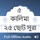 ৫ কালিমা ও ২৫টি ছোট সূরা (অফলাইন অডিও) APK