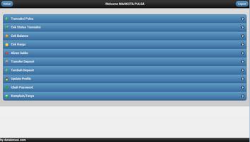 1 Schermata Mahkota Pulsa Mobile